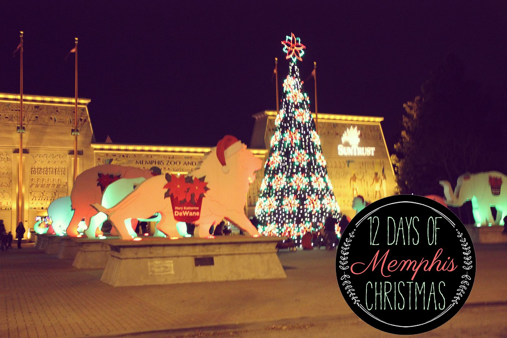 12 Days of Memphis Christmas: Zoo Lights // Ten Feet Off Beale http://www.tenfeetoffbeale.com