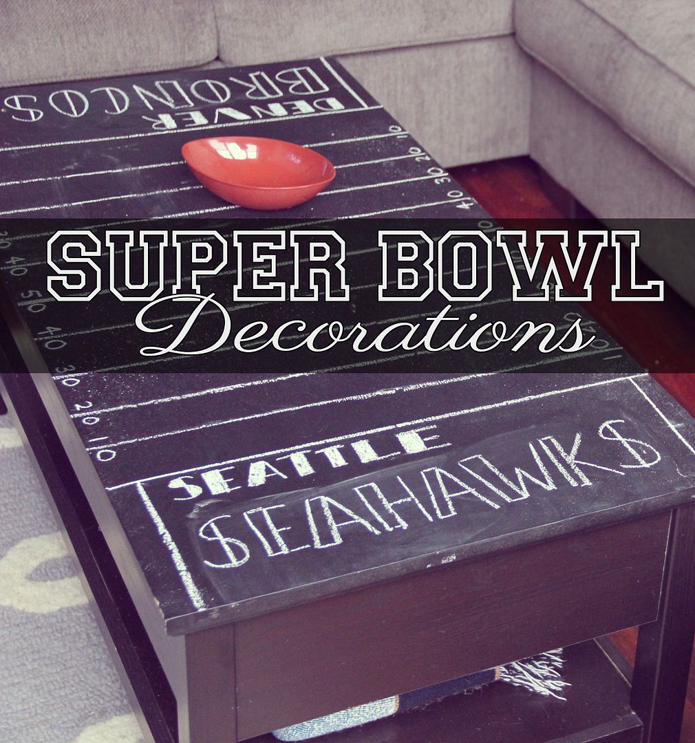 Easy decorations to really make your Super Bowl Party a winner!