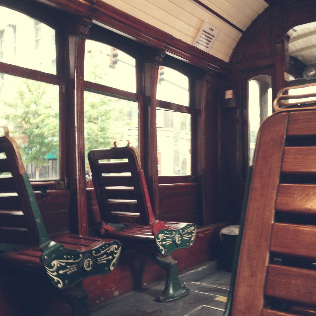 Inside a Memphis Trolley // Ten Feet Off Beale http://www.tenfeetoffbeale.com