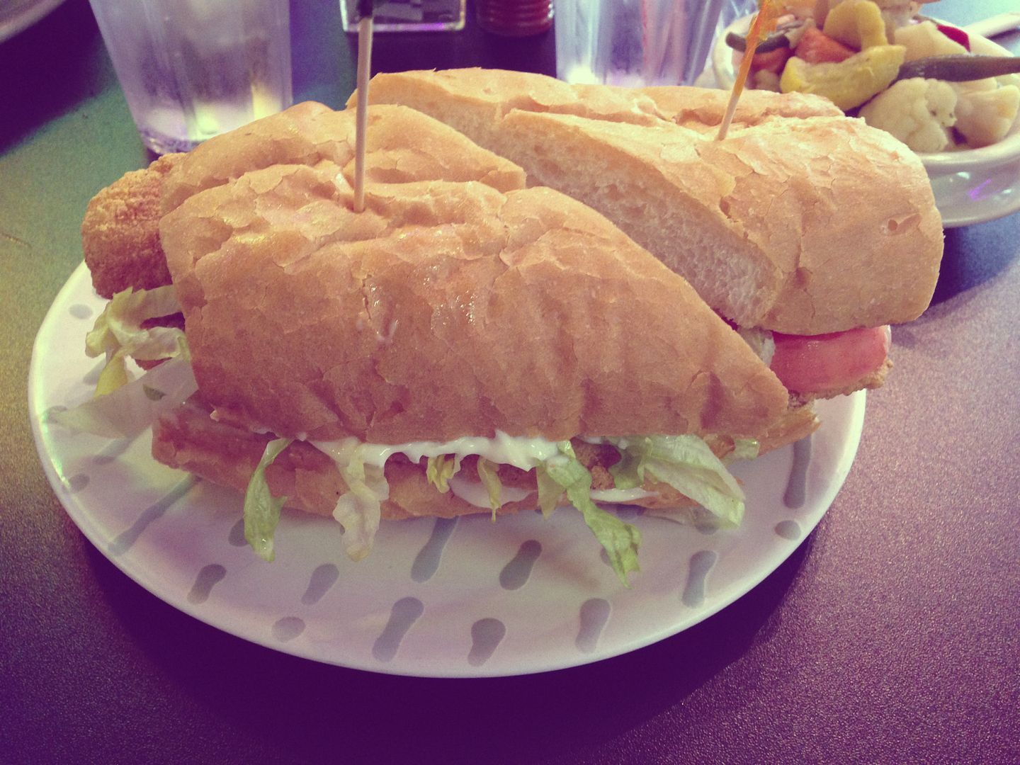 DeJavu Memphis Catfish Po Boy // Ten Feet Off Beale http://www.tenfeetoffbeale.com