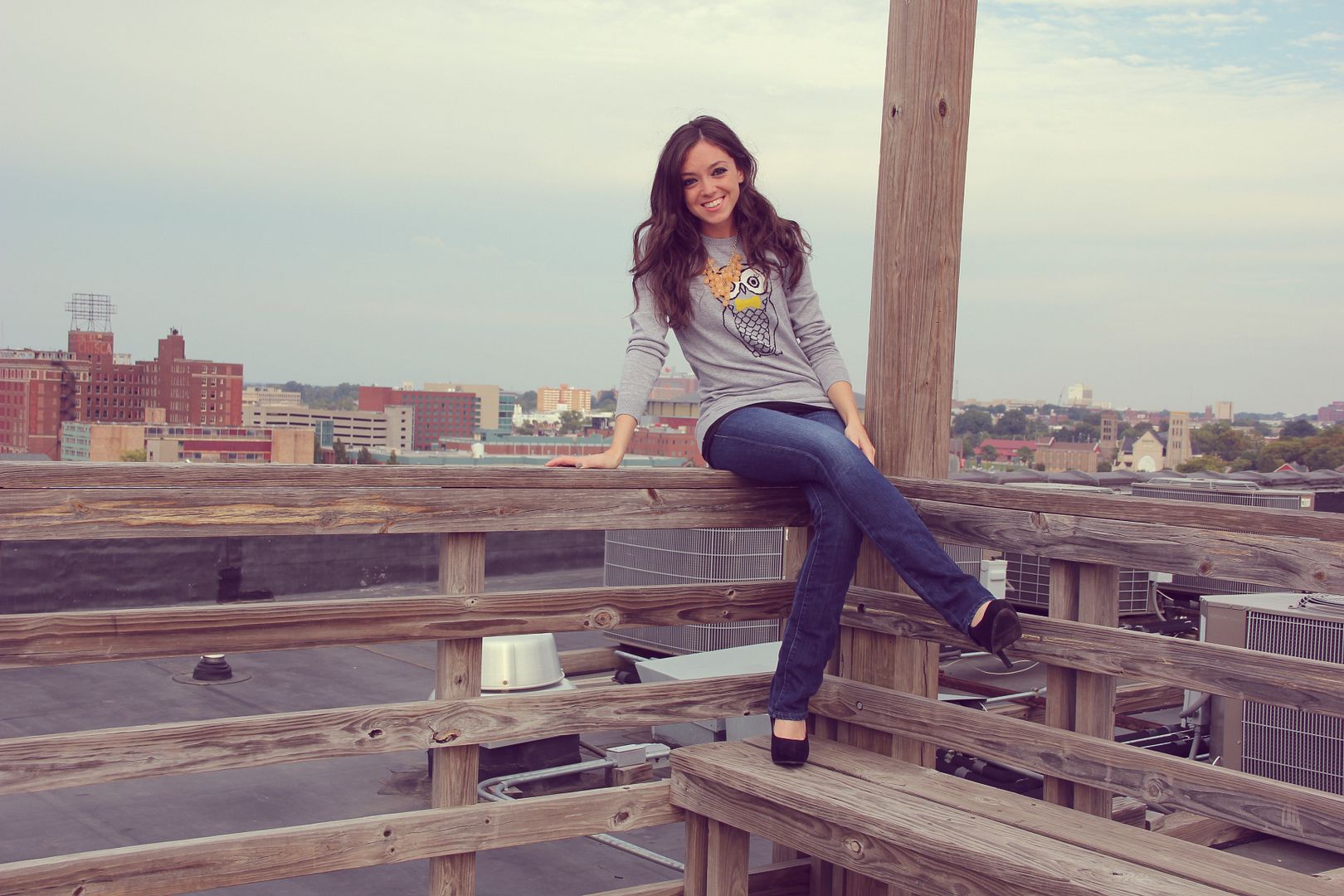 Fall Fashion Statement: Graphic Sweater // Ten Feet Off Beale http://www.tenfeetoffbeale.com