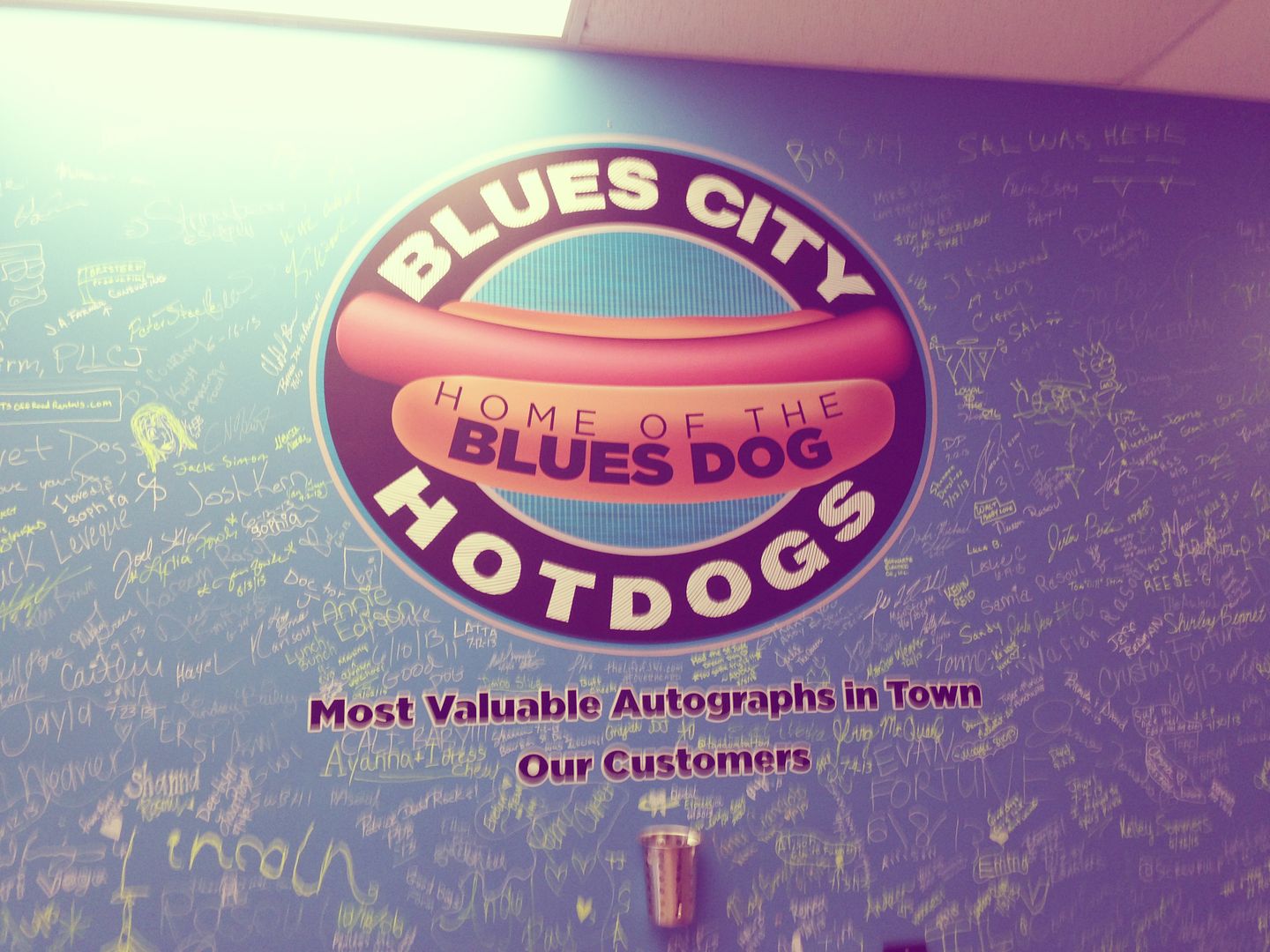 Blues City Hot Dogs, Memphis // Ten Feet Off Beale http://www.tenfeetoffbeale.com