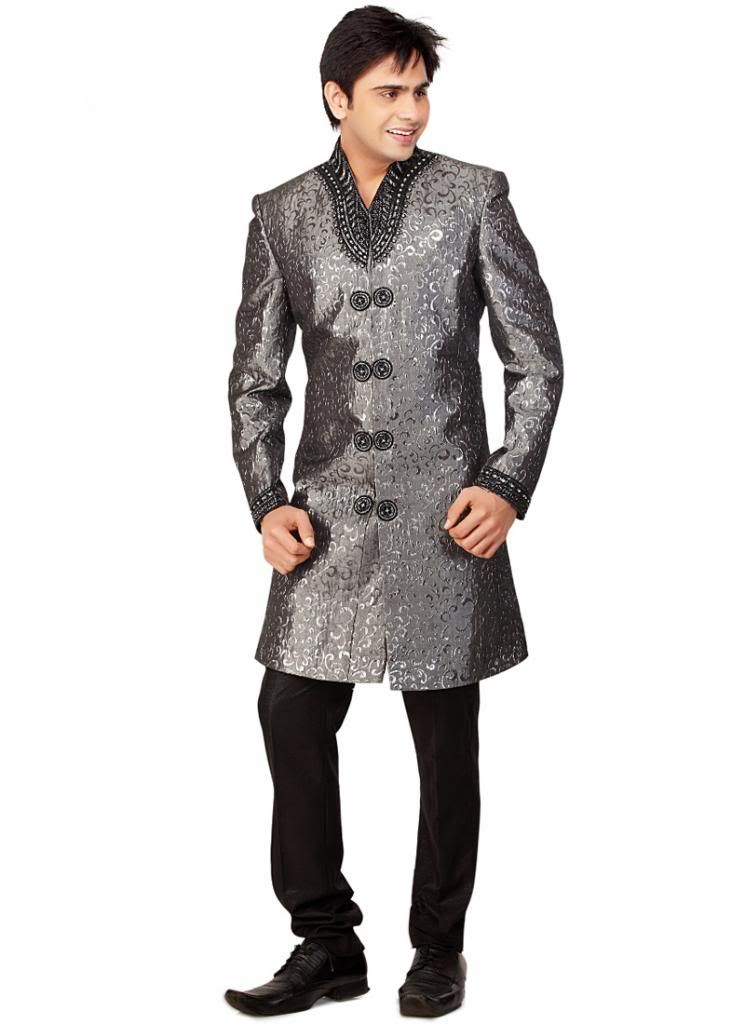 Grey GlamIndo Western Sherwani zps9af22560 - dress of 28th june 2013