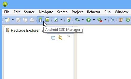 acceso a android sdk manager
