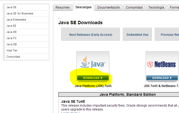 descargar jdk android