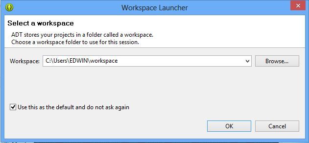 workspace eclipse adt