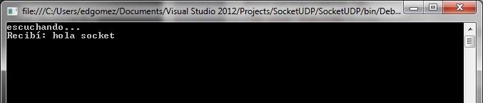 recibiendo datos esocket