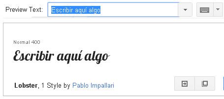 personalizar fuente google