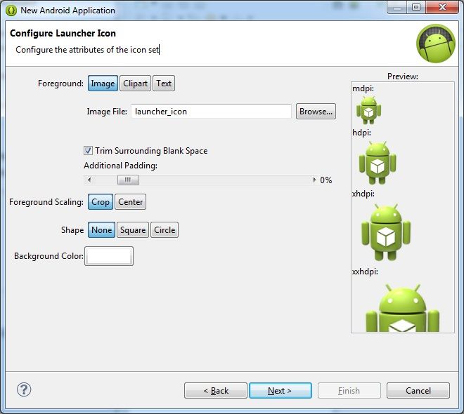configurar icono proyecto android